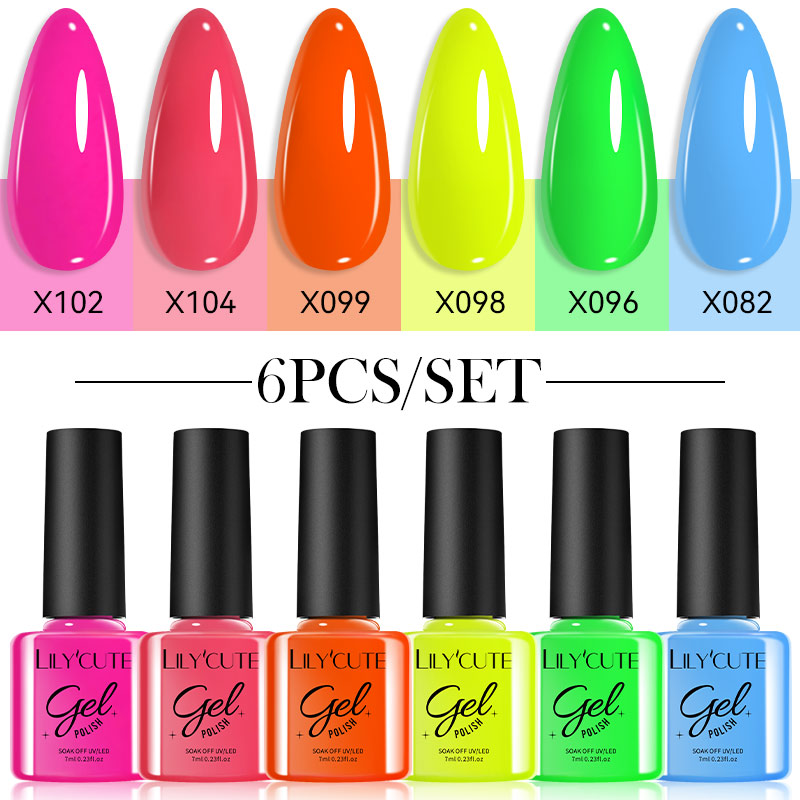 Exposure Unit Uv - LILYCUTE 6 Buah Set Cat Kuku
