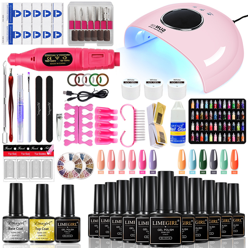 Exposure Unit Uv - Kit Kuku Gel Limegirl dengan Lampu