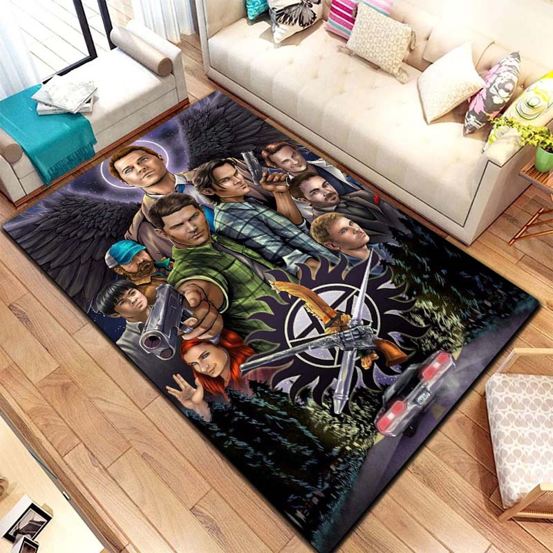 Karpet Flanel Motif Supernatur - Commercial Print Model ulasan dan harga