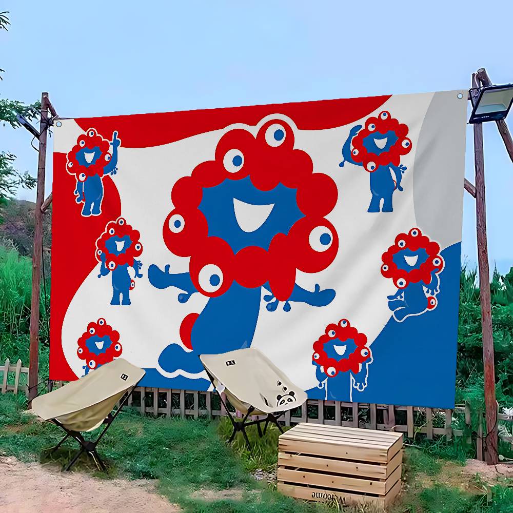 Myaku Myaku Blue Mascot Advanc - Commercial Printing Companies Usa ulasan dan harga